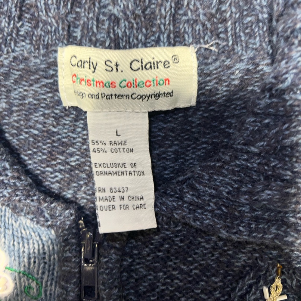 Vintage Winter Patchwork Zip-Up - image 5